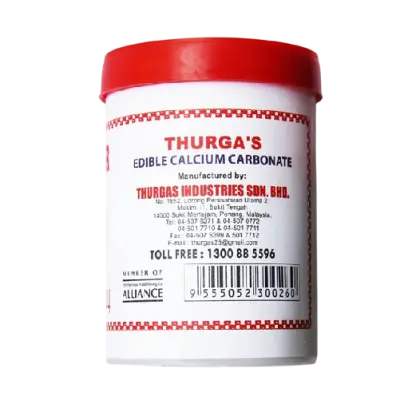 THURGA'S Edible Calcium Carbonate 180g
