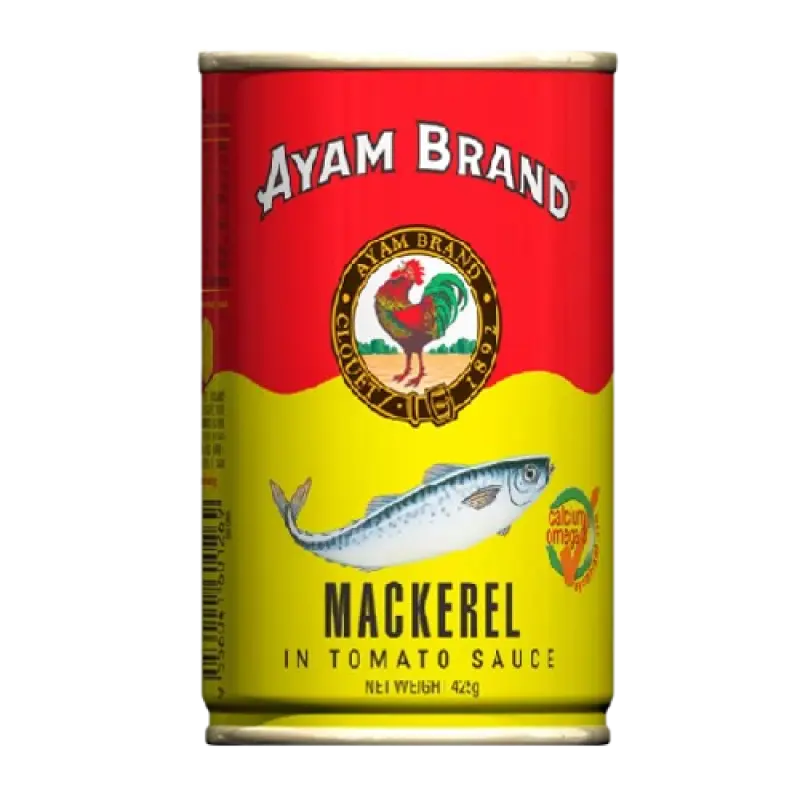 Ayam Brand Ikan Mackerel Fish In Tomato Sauce 425g