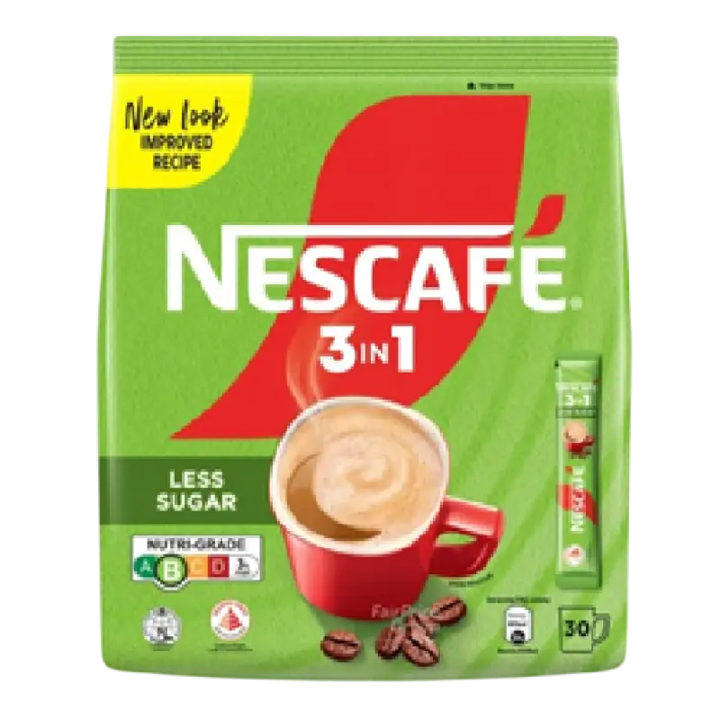Nescafe Less Sugar 3in1 Instant Coffee 30 Pieces