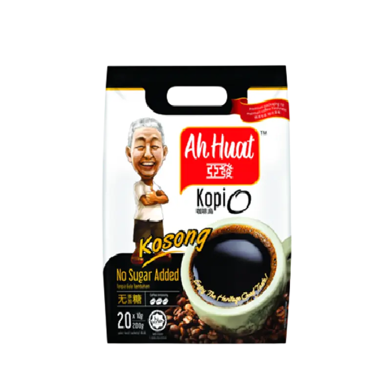 Ah Huat Kopi O Kosong (No Cane Sugar Added