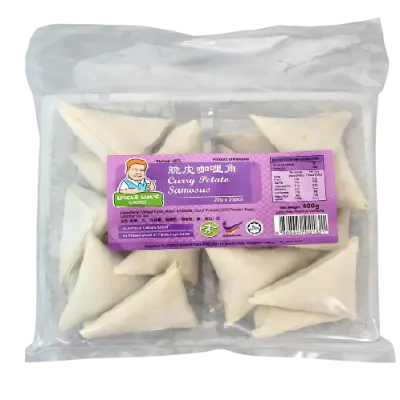 Uncle Lim's Choice Curry Potato Samosa 400g