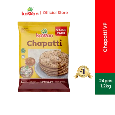 KAWAN Roti Chapatti Value Pack 24 pcs