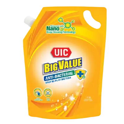 UIC Big Value Liquid Detergent Refill Antibacterial 1.6kg