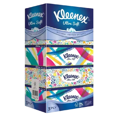 Kleenex Ultra Soft Facial Tissue