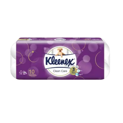 Kleenex 3ply Cottony Clean Ultra Soft Bathroom Tissues
