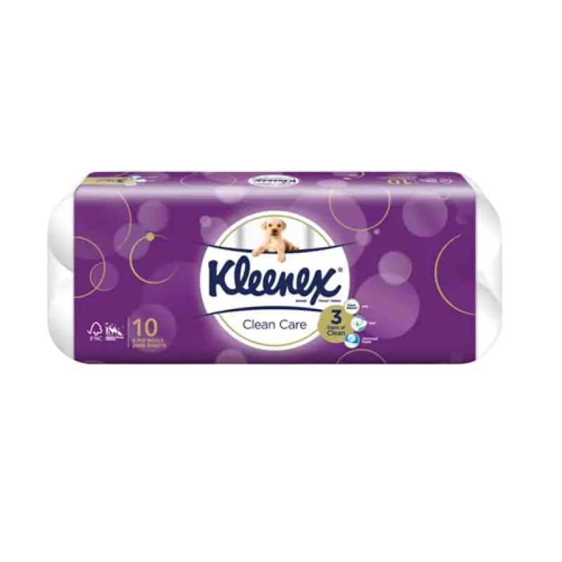 Kleenex 3ply Cottony Clean Ultra Soft Bathroom Tissues