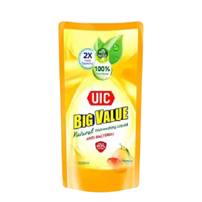 UIC Dishwashing Liquid Pomelo Fresh Refill 600ml