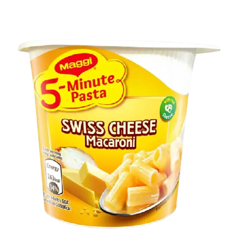 Maggi 5-Minute Swiss Cheese Macaroni Instant Pasta 63g