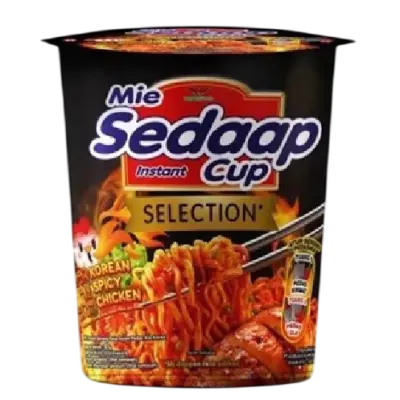 Mie Sedaap Instant Noodle Cup Korean Spicy Chicken 81g