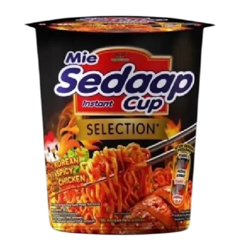 Mie Sedaap Instant Noodle Cup Korean Spicy Chicken 81g