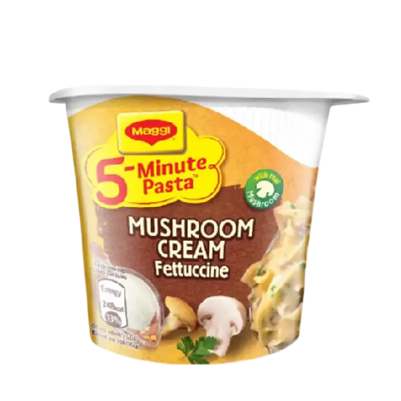Maggi 5-Minute Mushroom Cream Cheese Fettuccine Instant Pasta 58g