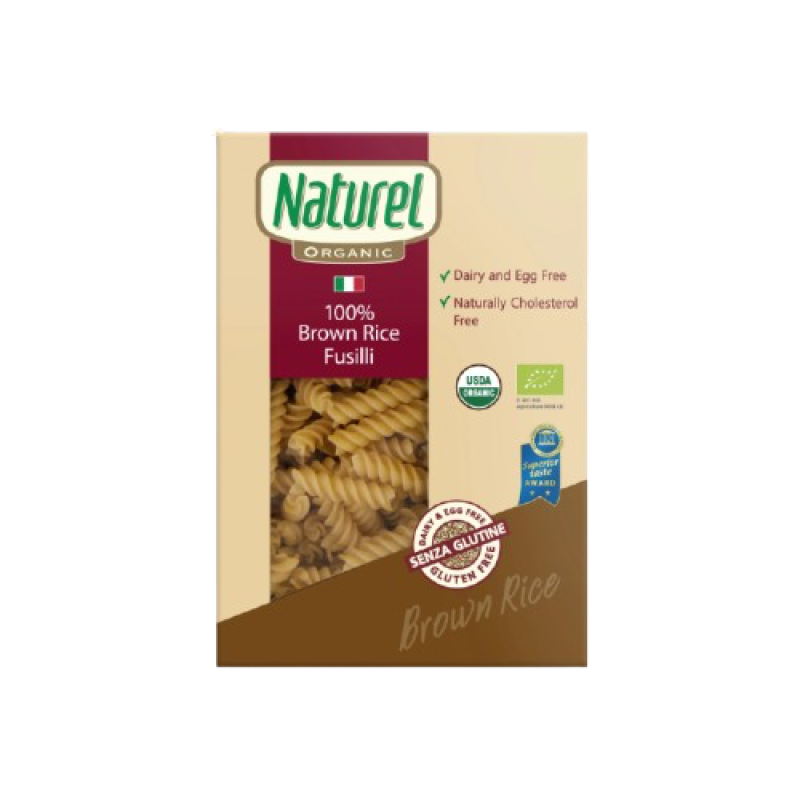 Naturel Organic Brown Rice Fusilli Pasta