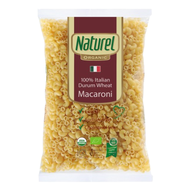 Naturel Organic Macaroni Pasta