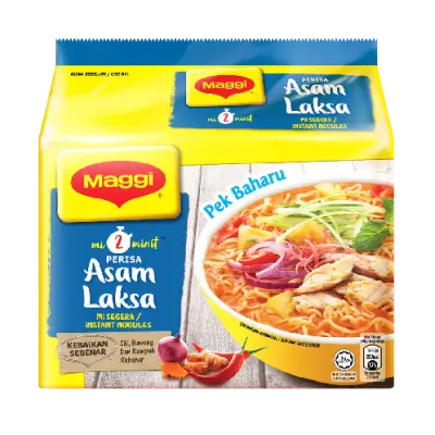 Maggi 2-Minute Asam Laksa Instant Noodles