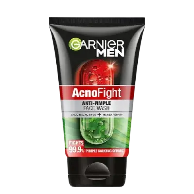 Garnier Acno Fight Anti Pimple & Acne Face Wash for Men (100ml)