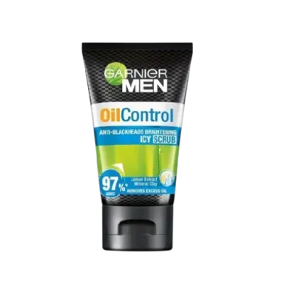 Garnier Men Oil Control Anti-Blackhead Icy Scrub (100ml)