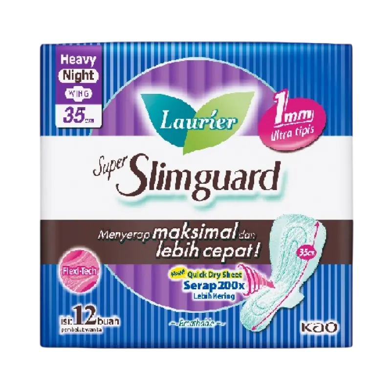Laurier Super Slimguard Nite 35cm 12S