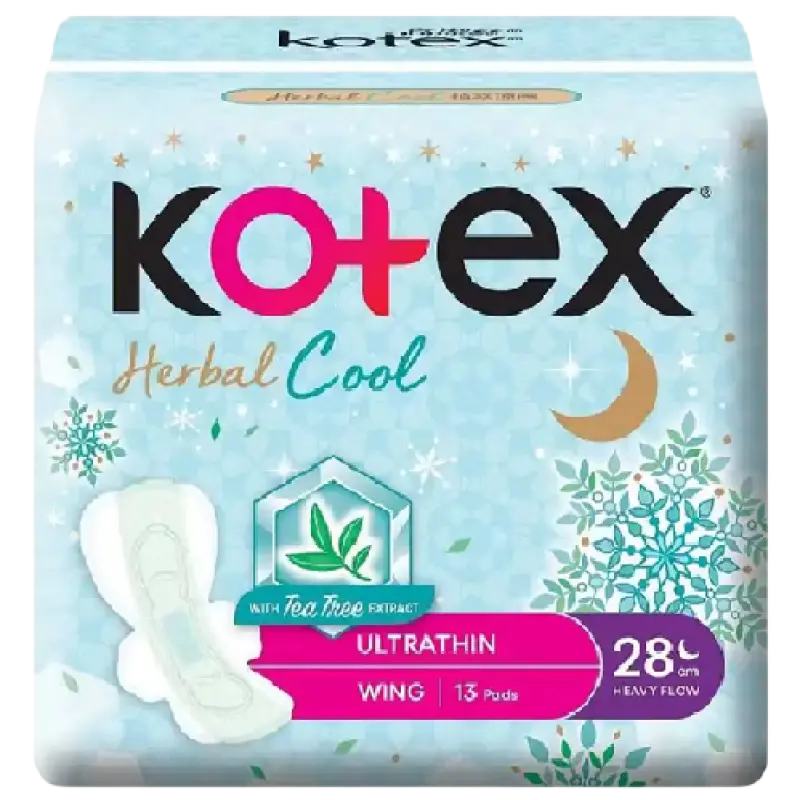 Kotex Herbal Cool Pad 28Cm