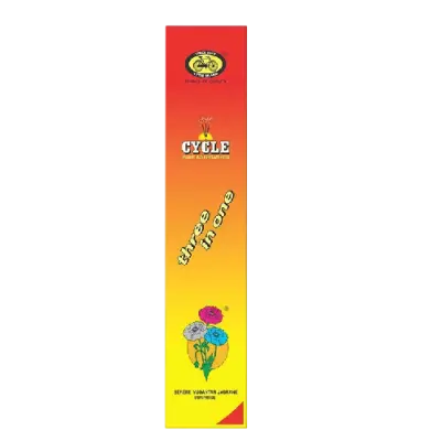Cycle Brand Three in One Agarbathy Economy Pack Premium Incense -100 Sticks