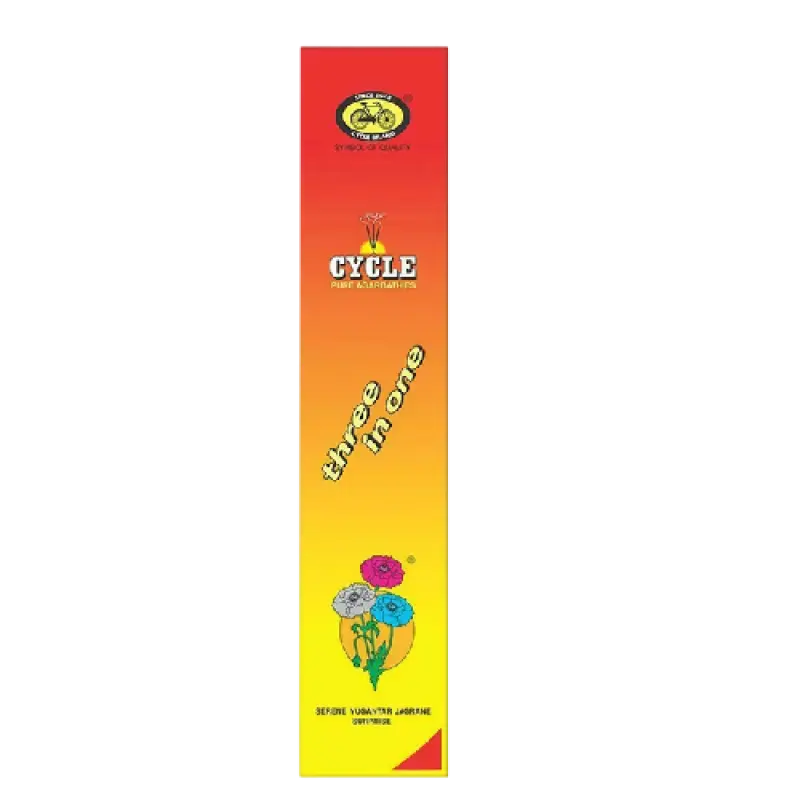 Cycle Brand Three in One Agarbathy Economy Pack Premium Incense -100 Sticks
