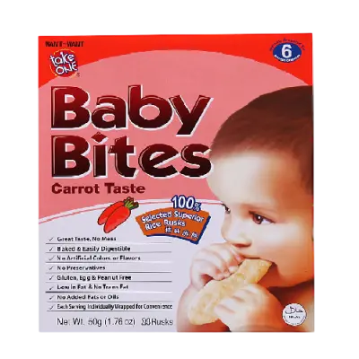 Babay Bites Apple Rice Rusk