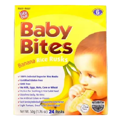 Baby Bites Banana Rice Rusk