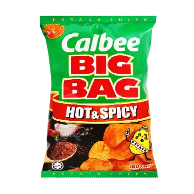 Calbee Big Bag Potato Chips - Hot & Spicy
