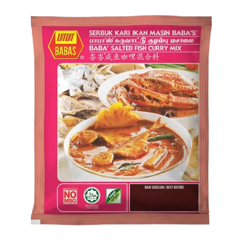 Baba's Salted Fish Curry Mix 250g