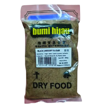 Bumi hijau Black Jaggery Sugar 300gm