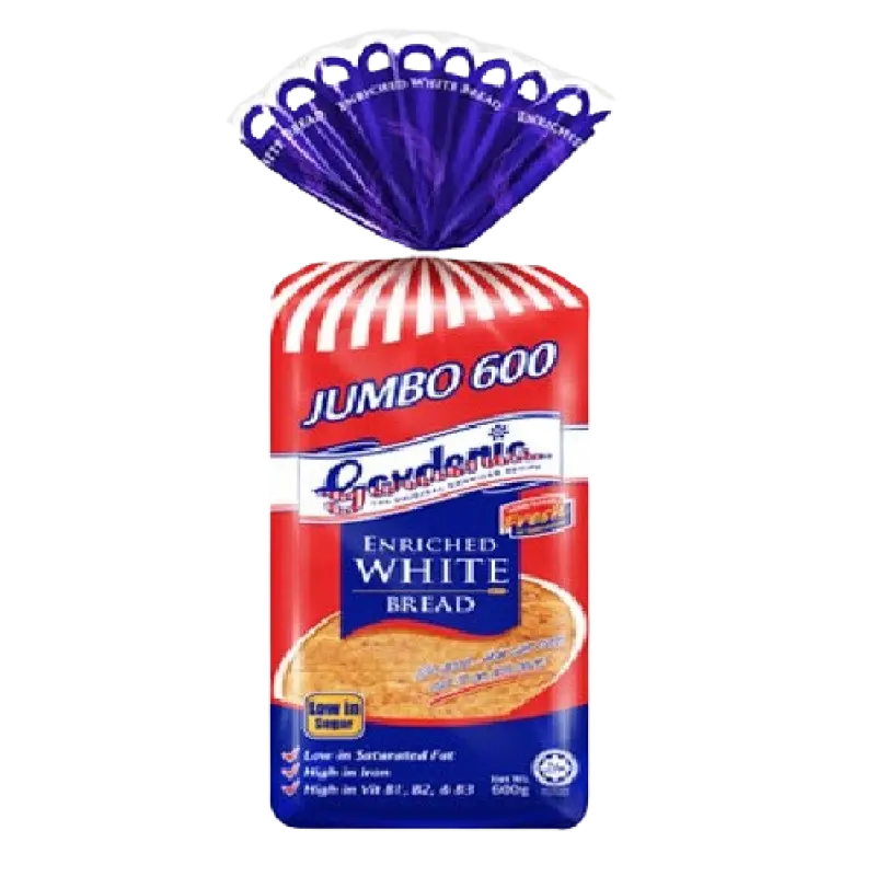 Gardenia Jumbo 600 Enriched White Bread (600g)