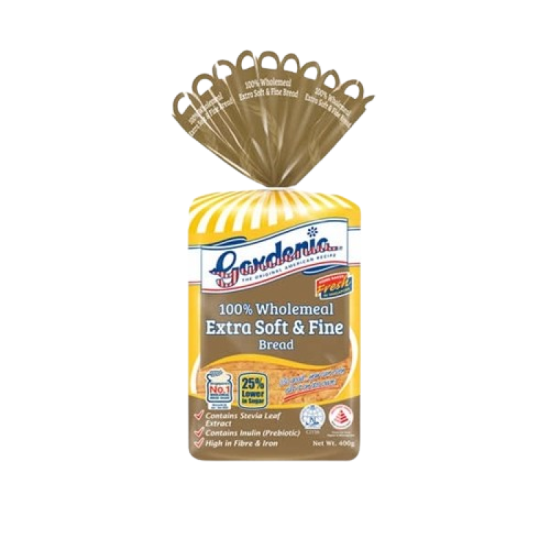 Gardenia 100% Wholemeal Extra Soft & Fine Bread