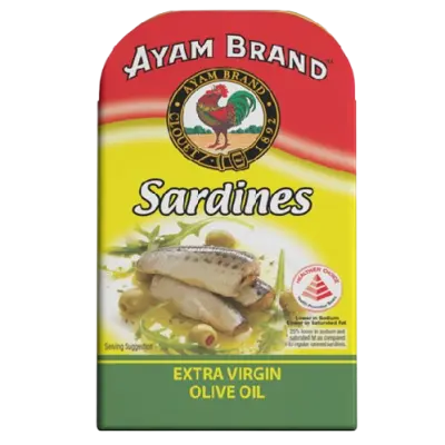 Ayam Brand Sardines In Extra Virgin Olive Oil 120g