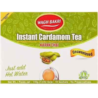 Wagh Bakri Cardamom Karak Chai Tea 10 Sachets