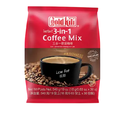 Instant 3-in-1 Coffee Mix (Low Fat)540g