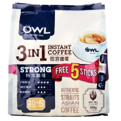 Owl 3 In 1 Strong Coffee 340g