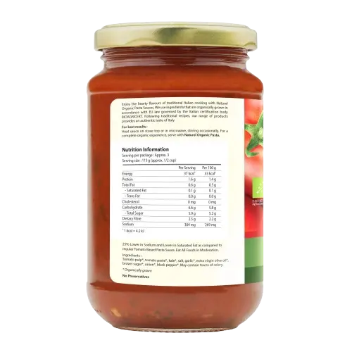 Naturel Organic Pasta Sauce - Tomato and Kale