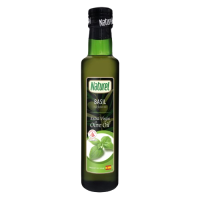 Naturel Extra Virgin Olive Oil 250ml - Basil Leaf Flavoured