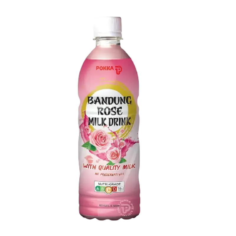 Pokka Bandung Rose Milk Drink 500ml