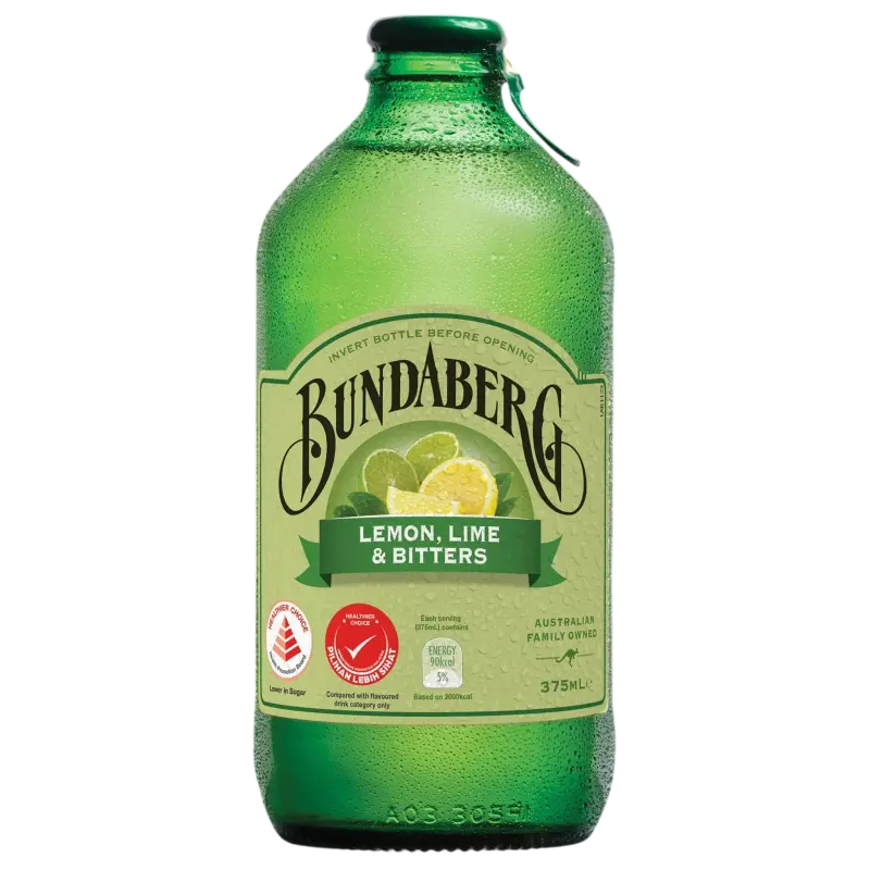 BUNDABERG LEMON,LIME & BITTERS(375ml)