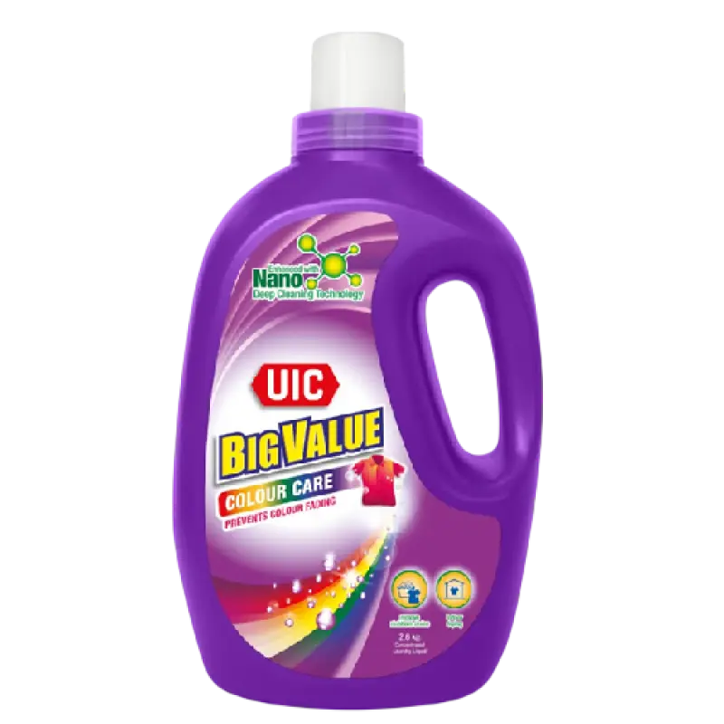 UIC Big Value Laundry Liquid Detergent (Colour Care) 2.6kg