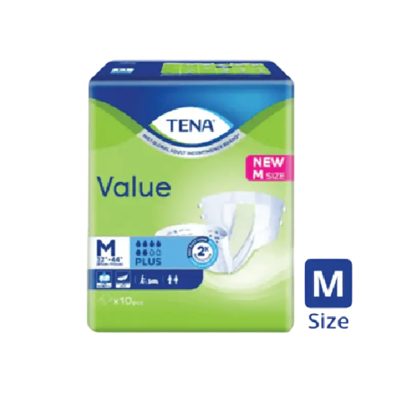 TENA Value Adult Diapers M size