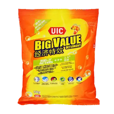 UIC Big Value Anti-Bacterial Powder Laundry Detergent 1kg