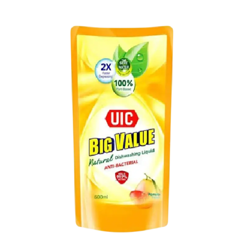 UIC Dishwashing Liquid Pomelo Fresh Refill 600ml