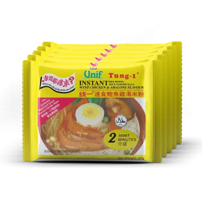 Unif Tung-1 Chicken Abalone Bee Hoon 5pcs x 62g