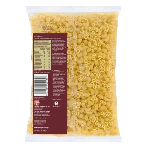 Naturel Organic Macaroni Pasta