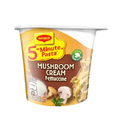 Maggi 5-Minute Mushroom Cream Cheese Fettuccine Instant Pasta 58g