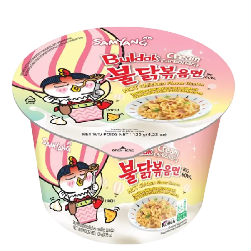 Samyang Hot Chicken Cream Carbonara Big Bowl 120g