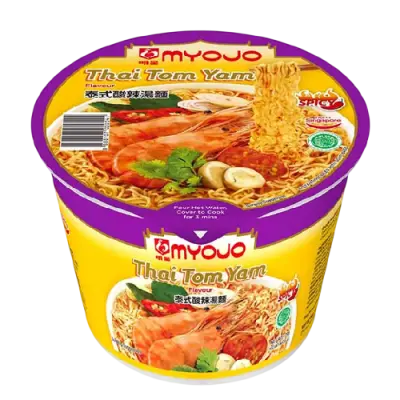 Myojo Thai Tom Yam Instant Noodles Bowl 80g