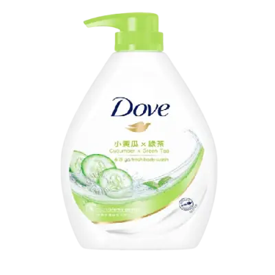 DOVE Go Fresh Cucumber + Green Tea Hydration Body Wash 1L