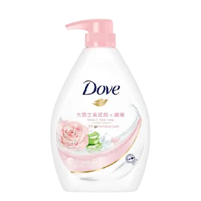 Dove Shower Rose + Aloe Vera 1L